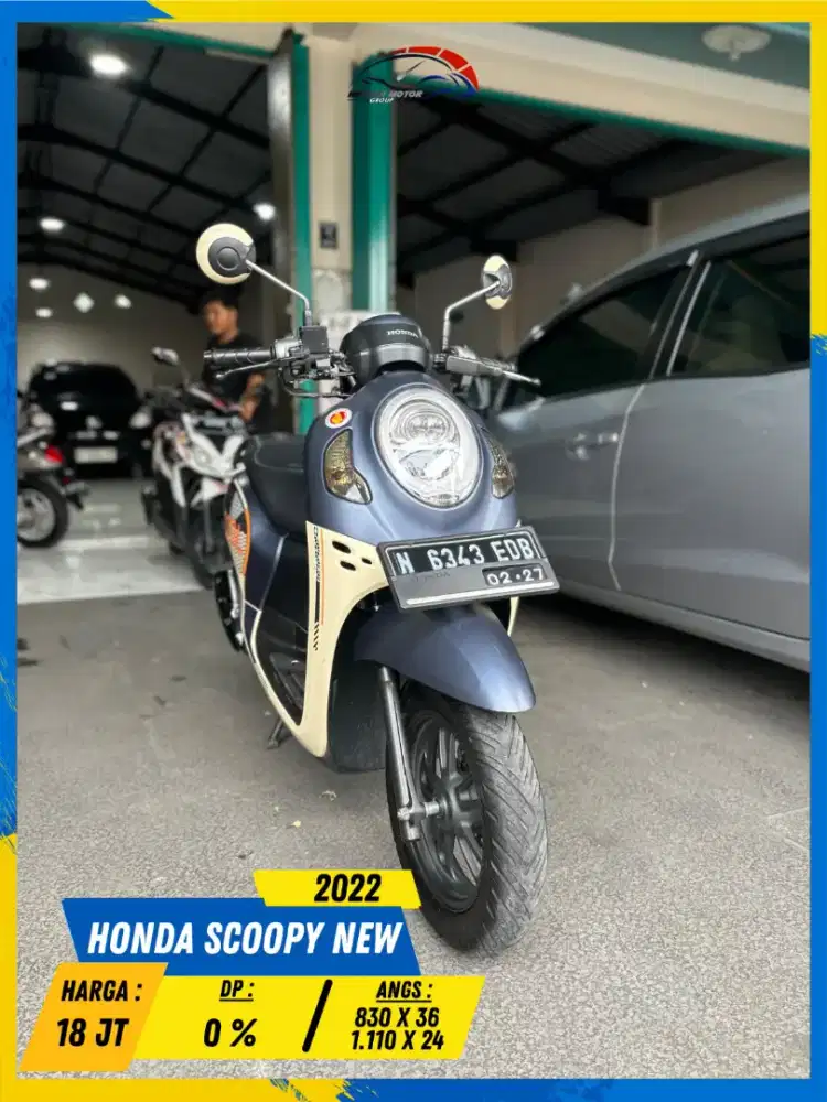 HONDA SCOOPY NEW 2022 SIAP PANTAU BOSSKU HIKMAH MOTOR KEPUH MALANG
