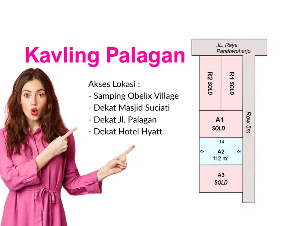 Tanah Strategis Jogja Utara Di Pandowoharjo JL.Palagan