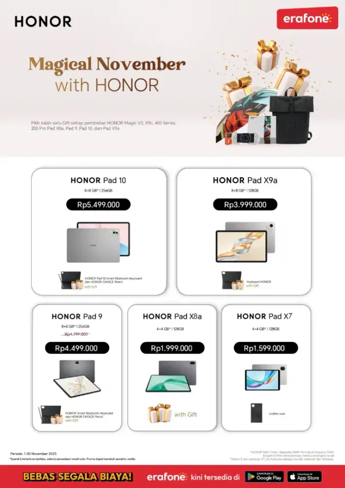 TAB MURAH HONOR