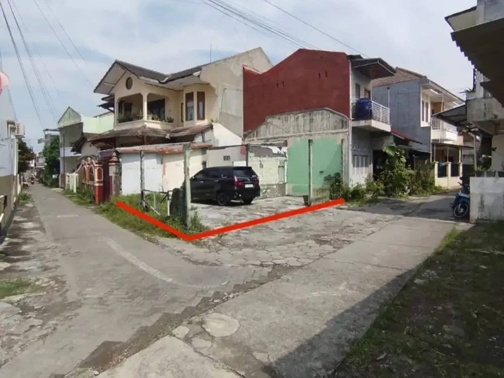 Dijual Tanah Hak Milik 91m2 di Dekat Balaikota Jogja Jl Kusumanegara