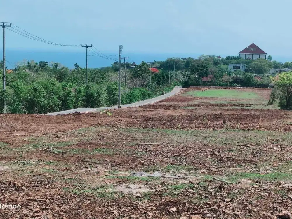 Tanah ocean view 1 hektar kawasan Melasti beach Ungasan Badung Bali