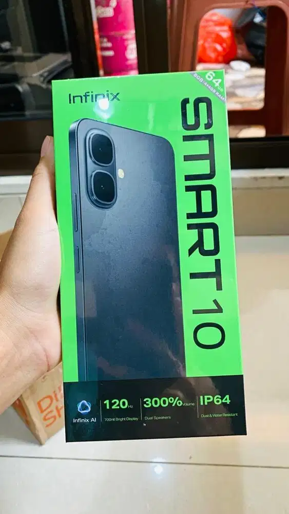 Kondisi masih baru alias segel jual infinix smart 10 4/64 Gb