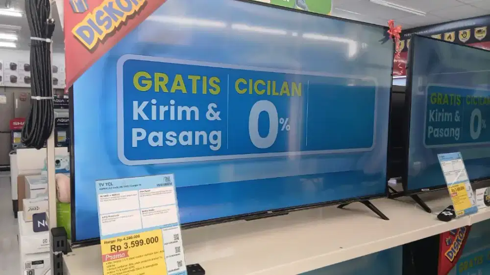 Tv tcl 43inch google tv