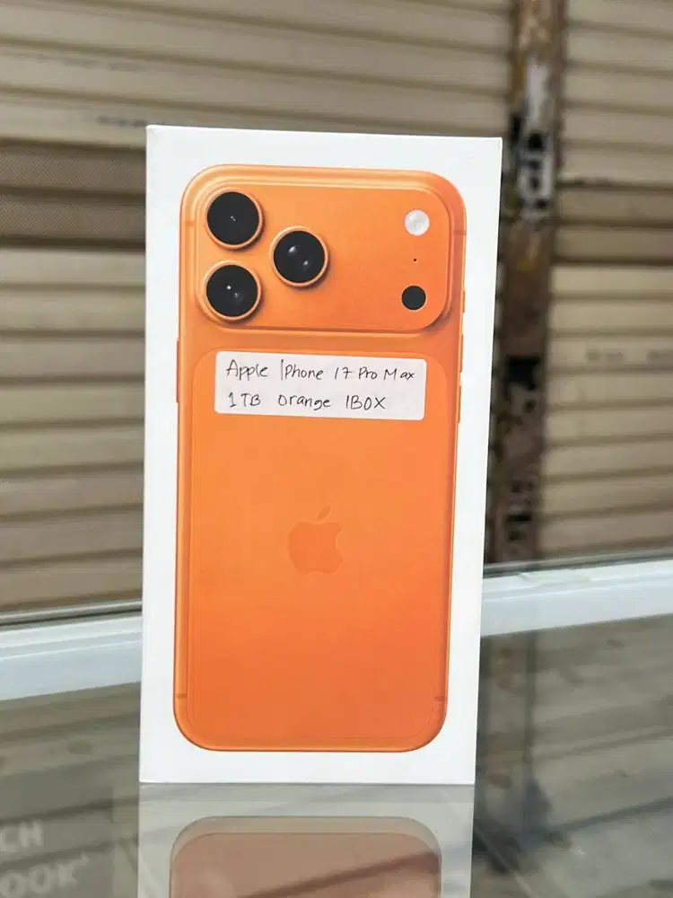 Apple IPhone 17 Pro Max 1TB Cosmic Orange New Belum Aktif Garansi IBOX