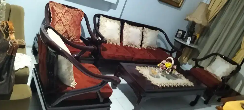 Set kursi tamu Thailand 3111 + meja