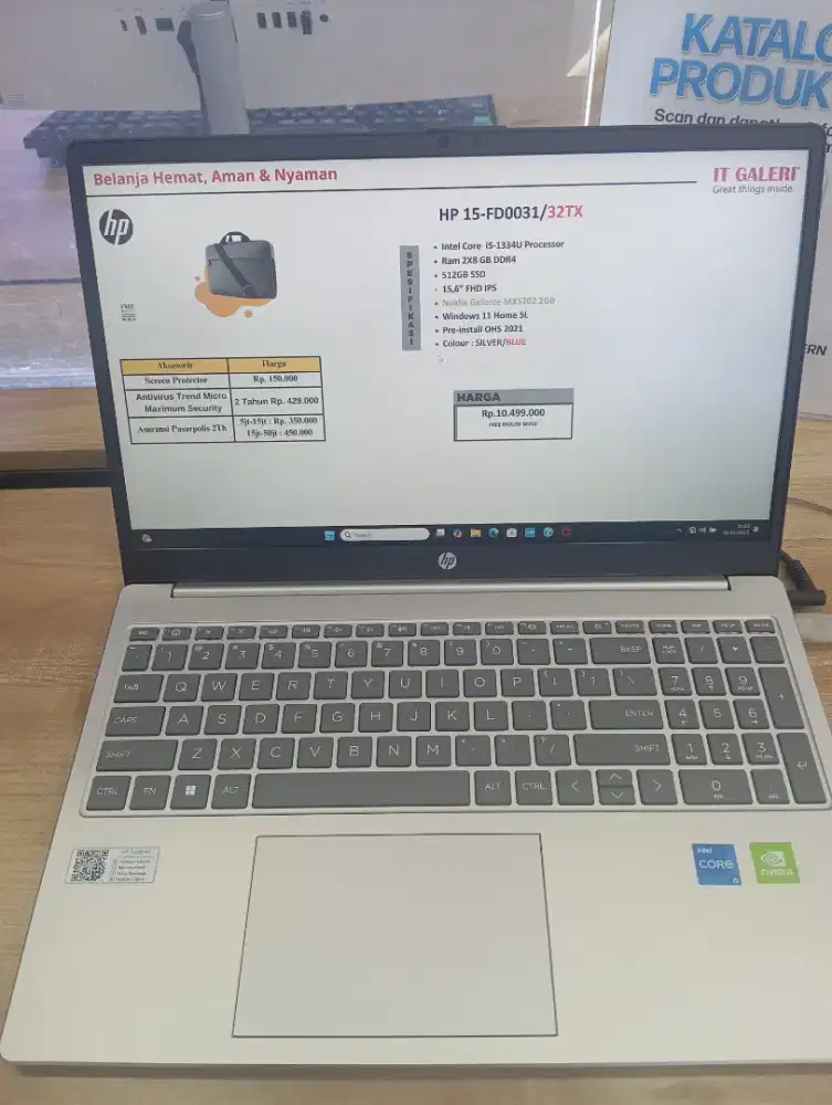 KREDIT LAPTOP HP 15-FD0031/32TX