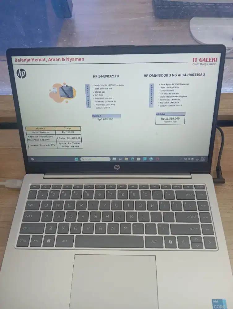 KREDIT LAPTOP HP 14-EP0321TU