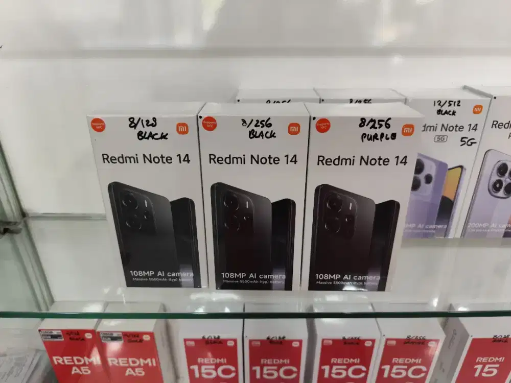 Redmi Note 14 4G New,PROMO TERMURAH,Garansi Resmi 15 Bulan,Bisa COD