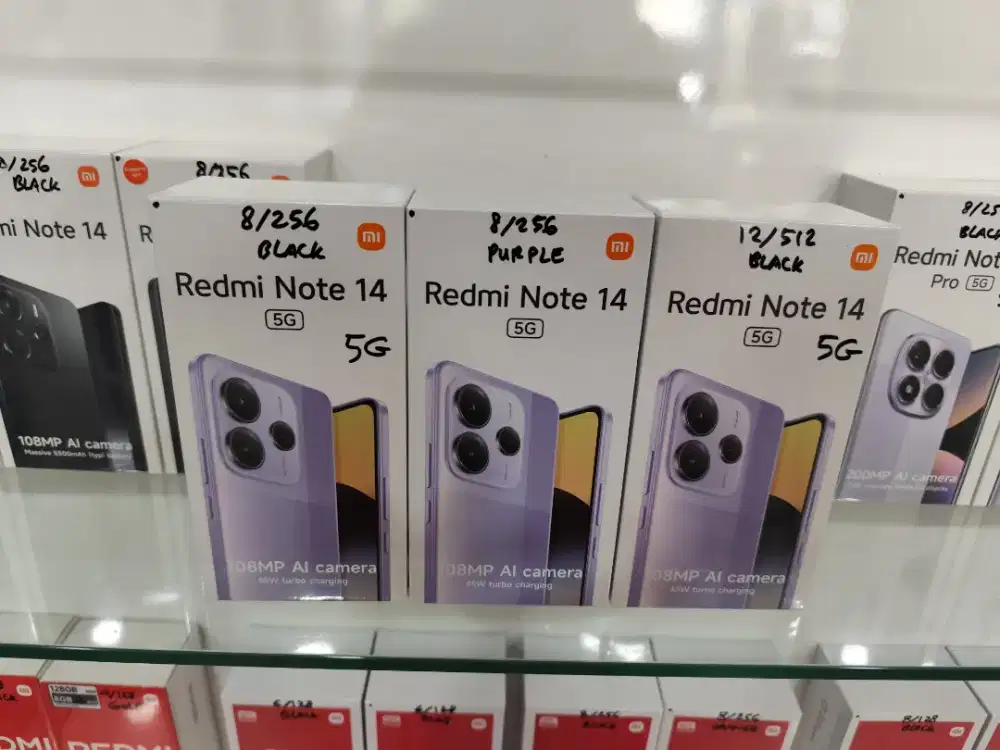 Redmi Note 14 5G New,PROMO TERMURAH,Garansi Resmi 15 Bulan,Bisa COD