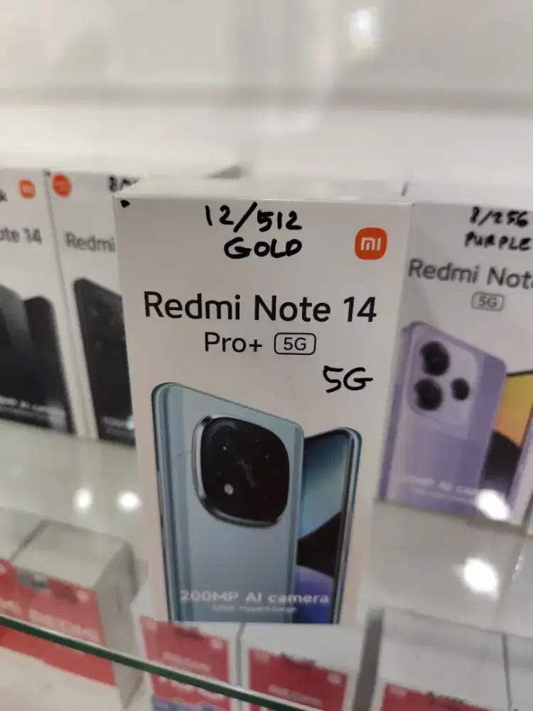 Redmi Note 14 PRO+ 5G New,PROMO TERMURAH,Garansi 15 Bulan,Bisa COD