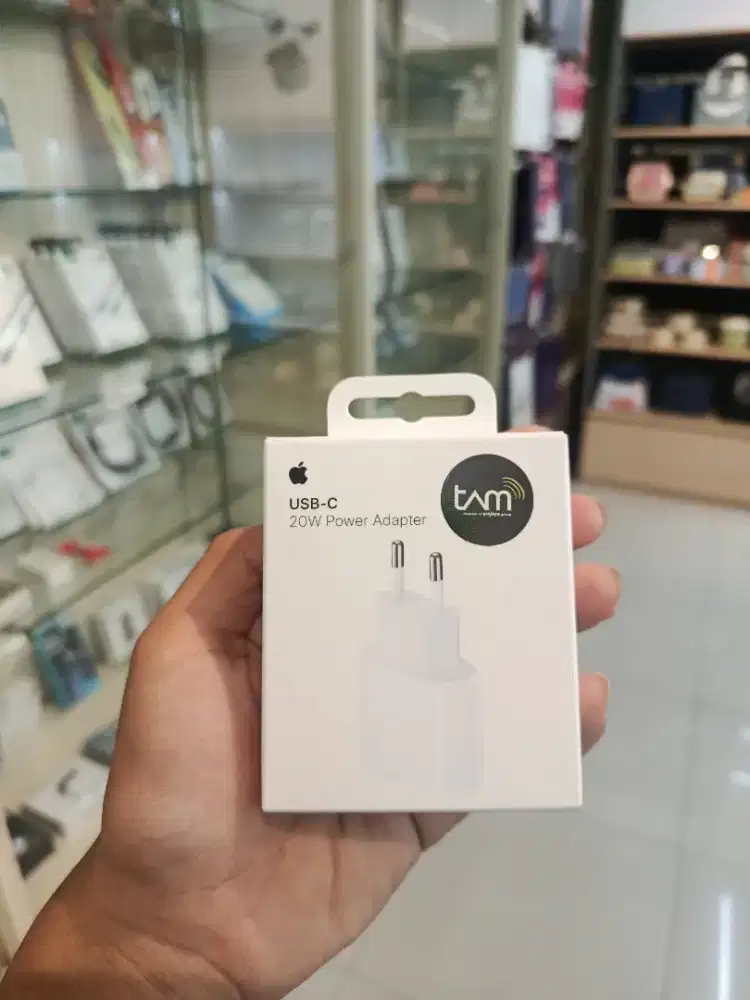 ADAPTOR CHARGER ORI IPHONE SEGEL GARANSI RESMI
