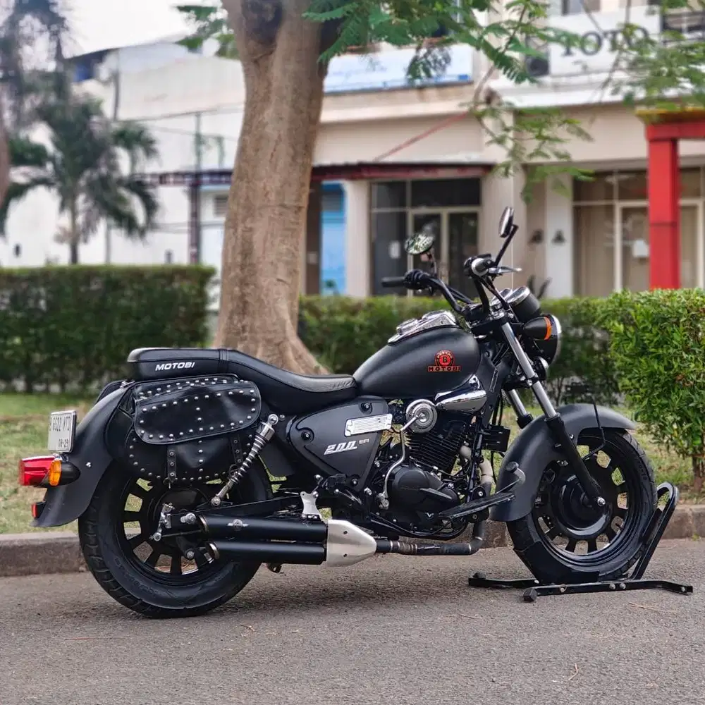 KM 2K AJA! BENELLI MOTOBI 200 EFI HITAM 2019 PAJAK PANJANG FULL MULUS
