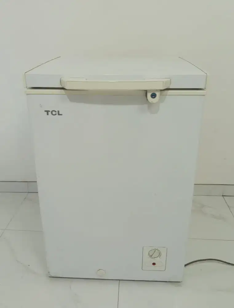 Freezer Box Merk TCL 100 Liter siap pakai murah bandung