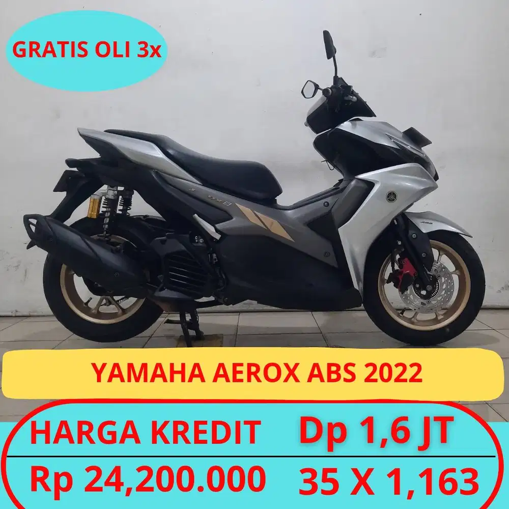 Yamaha Aerox Abs 2022 Garansi Mesin. Gratis Servis.Gratis Oli 3x