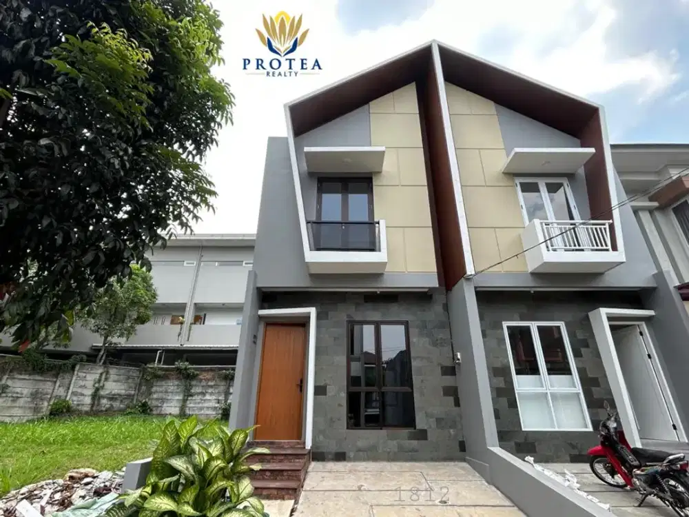 Dijual Rumah 2 Lantai, Model Industrial Di BSD