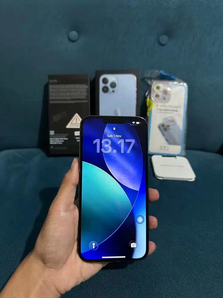 Iphone 13 promax 256gb iBox garansi sudah habis