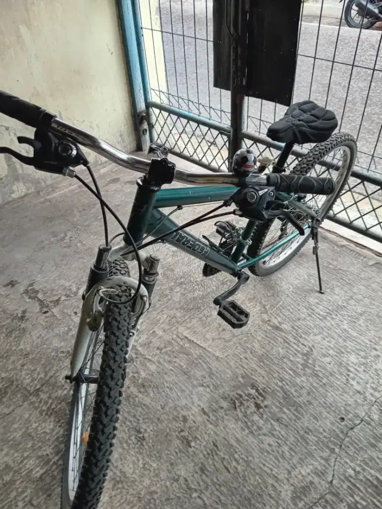 Pedral ukuran 26x175 gigi 3x7 speed masih enak di goes