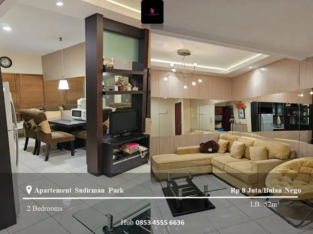 Disewakan Apartement Sudirman Park High Floor 2BR Full Furnished