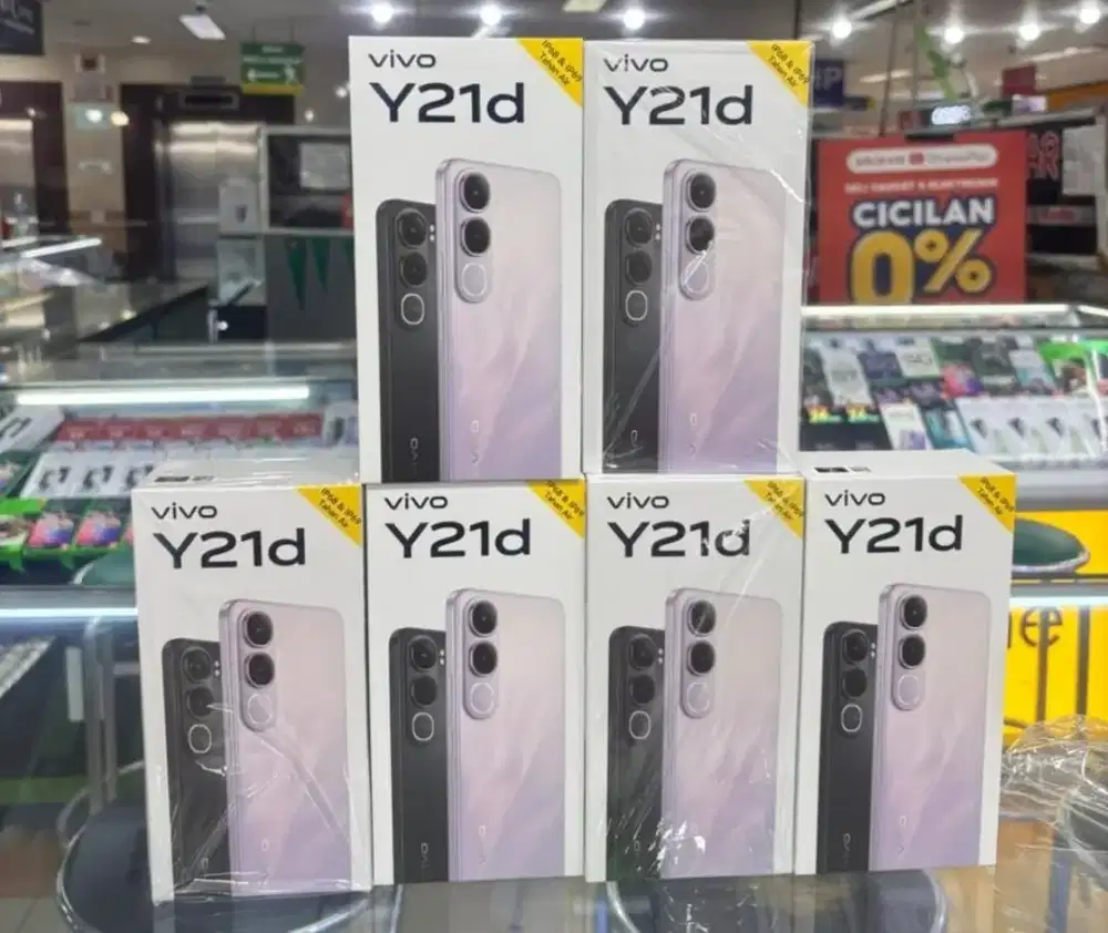 Vivo Y21D 4G baru garansi resmi bisa tt bisa kredit bisa cod