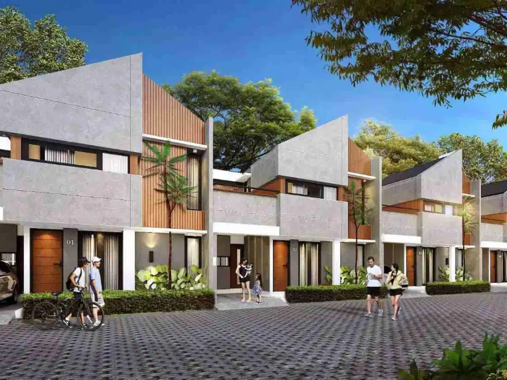 Rumah siap huni Bojong Sari 2 lantai 3 kamar tidur KPR strategis dekat Pamulang kota Tangerang Selatan