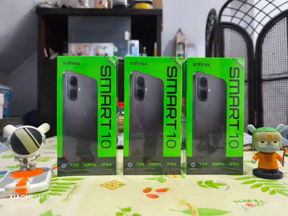 Infinix Smart 10 4/128 garansi resmi BARU ; segel dus