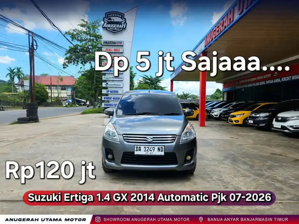 Dp5jt Ertiga GX 2014 Automatic Pjk07-2026
