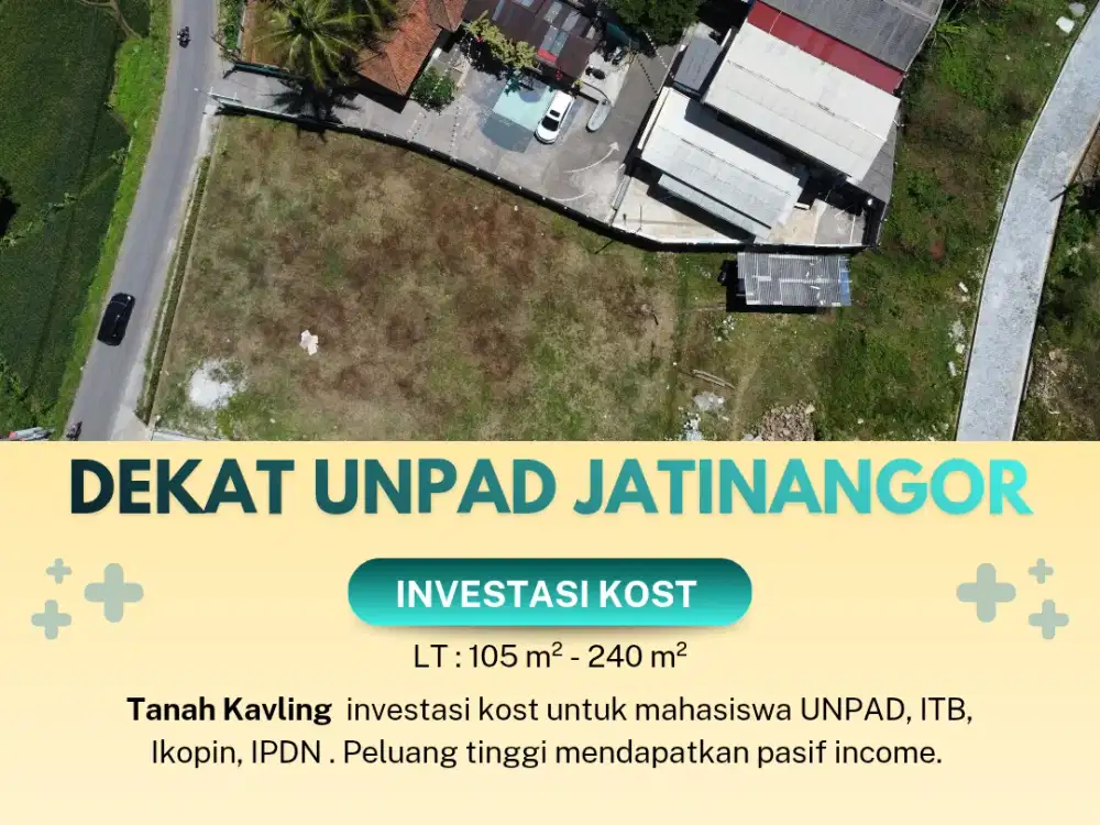 TANAH INVESTASI KOST JATINANGOR