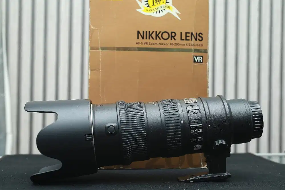 Lensa Tele Nikon 70-200mm VR Fullset BOX