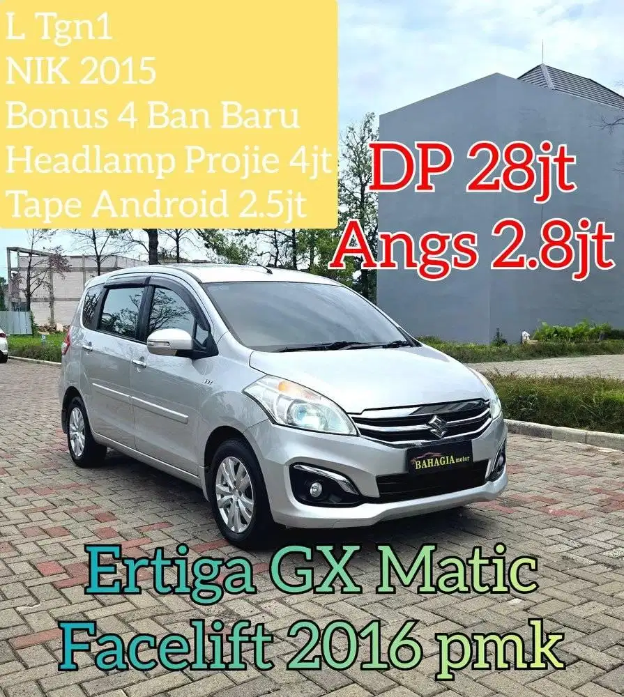 (LOW KM) Ertiga GX Matic 2015 pmk 2016 AT New Model GL Metik 2014