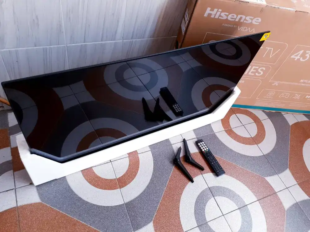 TV LED SMART HISENSE 43IN FULL HD NETFLIK YOUTUBE SEGEL GARANSI