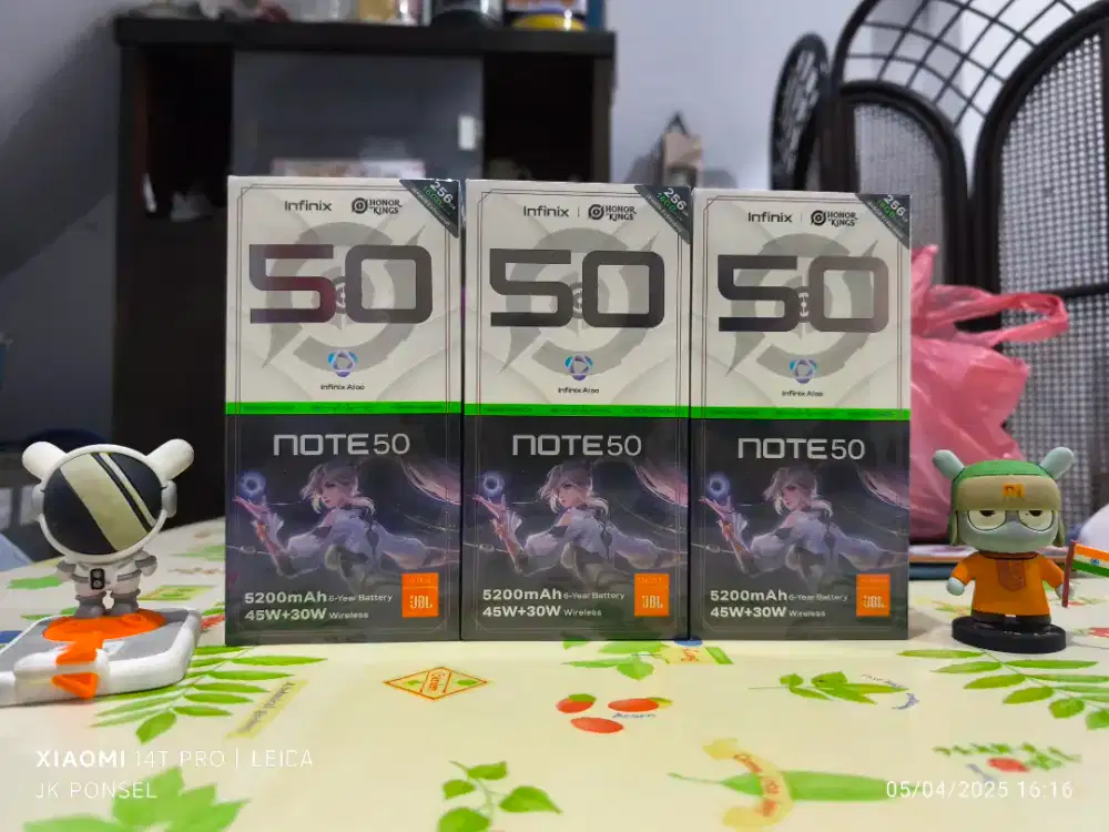 Infinix Note 50 8/256 garansi resmi BARU ; segel