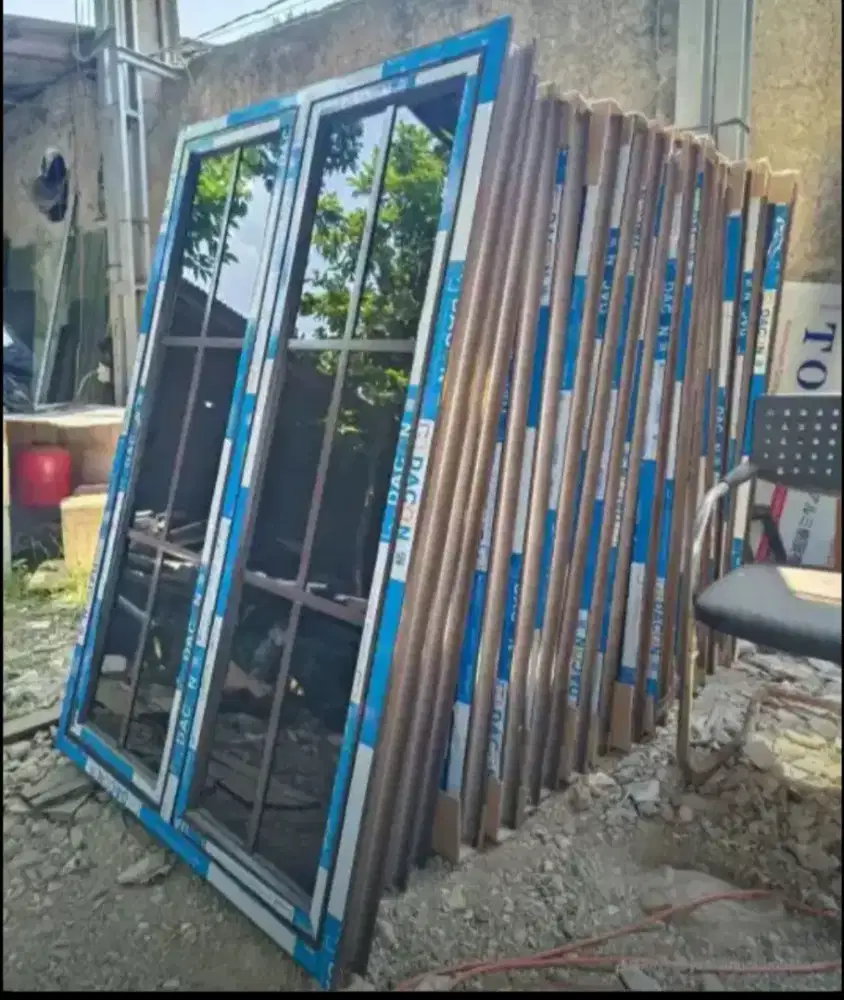 Set jendela alumunium murah