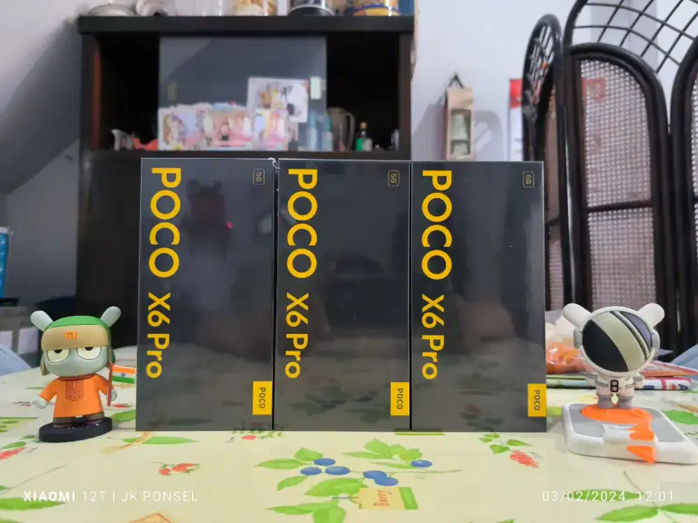 Poco X6 Pro 5G 12/512 garansi resmi BARU ; segel dus