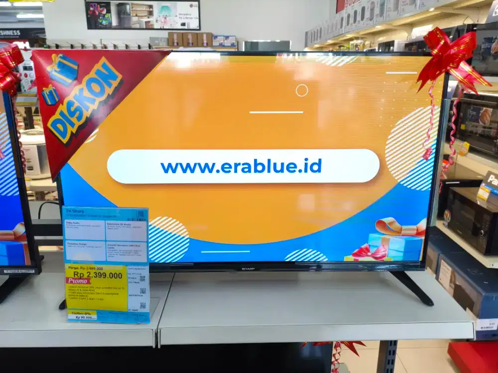 Promo TV Sharp 32 Inch Google TV Cicilan Tanpa DP Gratis 2x Cicilan