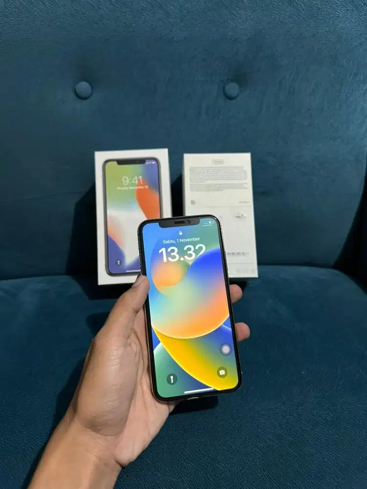 Iphone X 64gb Inter imei regist permanent bebas blokir