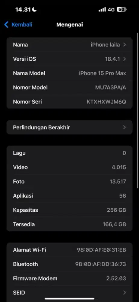 iPhone 15 PM 256 GB BLUE iBox