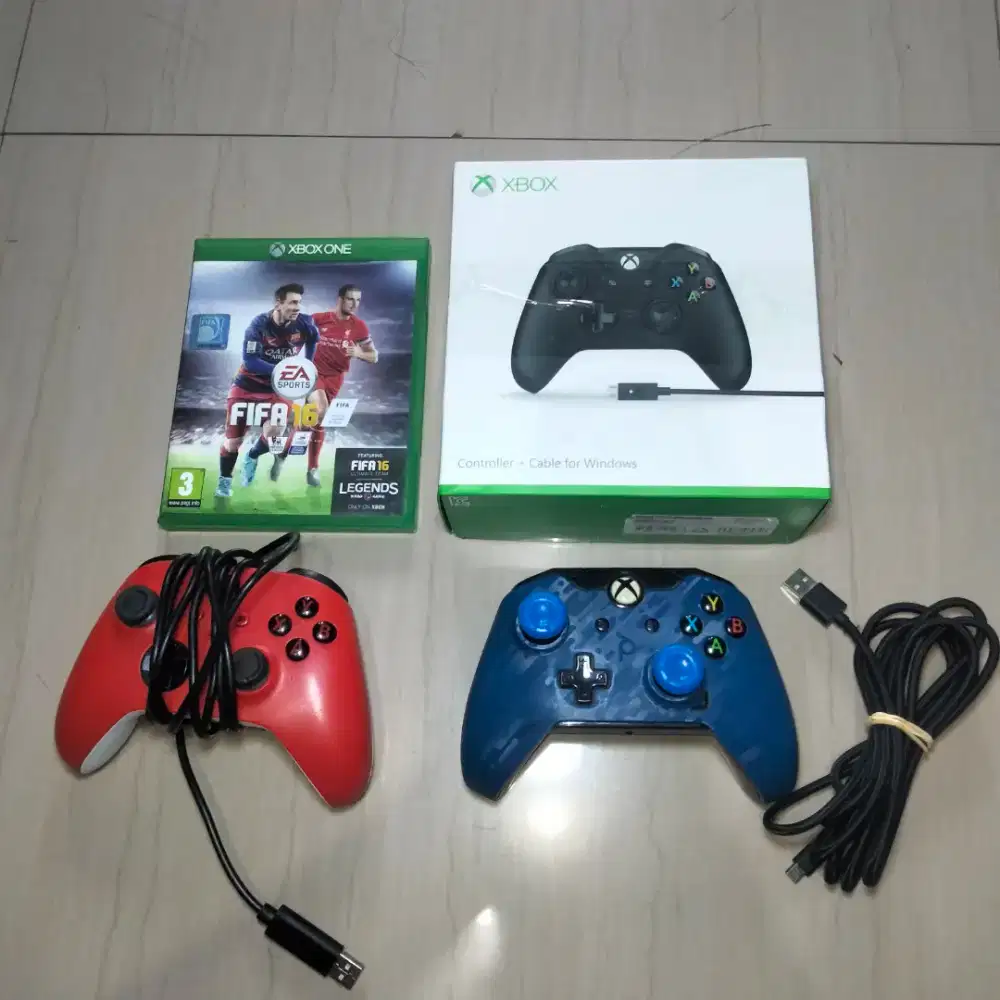 Stik dan kaset fifa 2016 xbox one