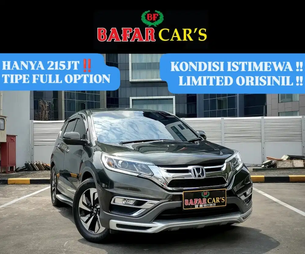 Crv Prestige 2016 Modulo Package Limited