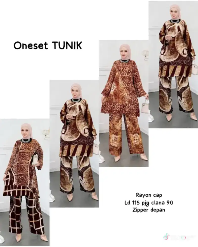 Setelan batik kekinian