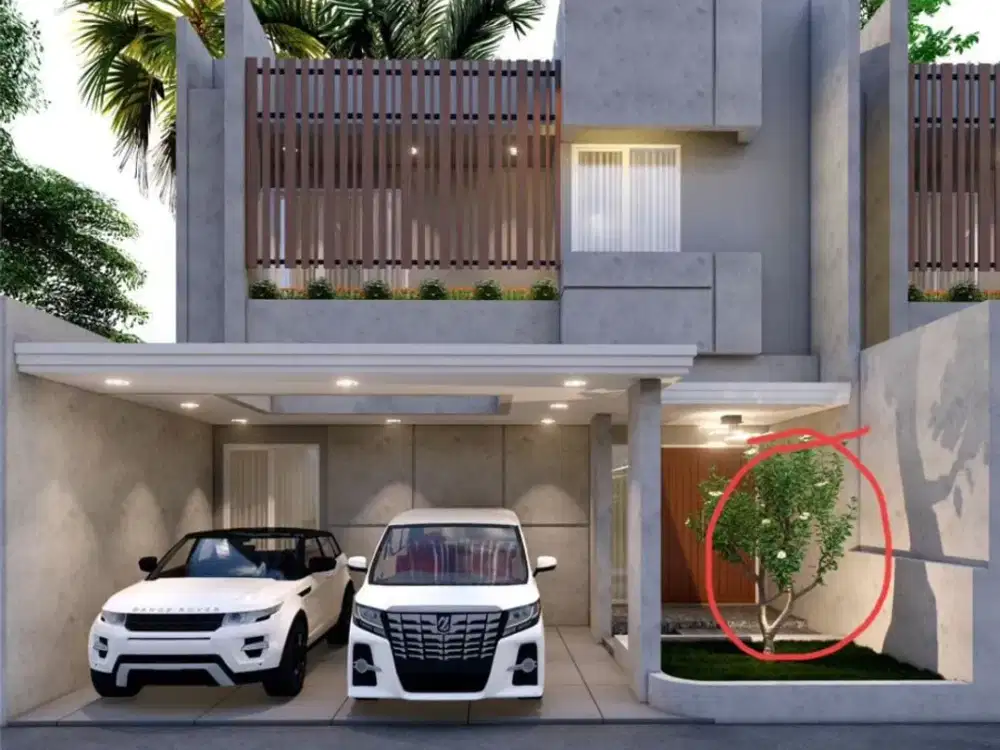 RUMAH 2 LANTAI DI BELAKANG ARTOS MALL