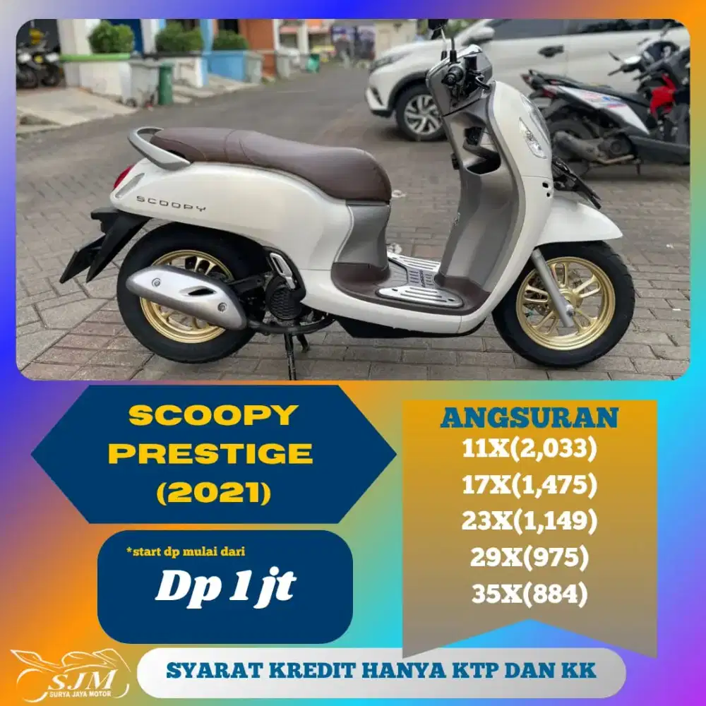 HONDA SCOOPY PRESTIGE 2021 PAJAK PANJANG