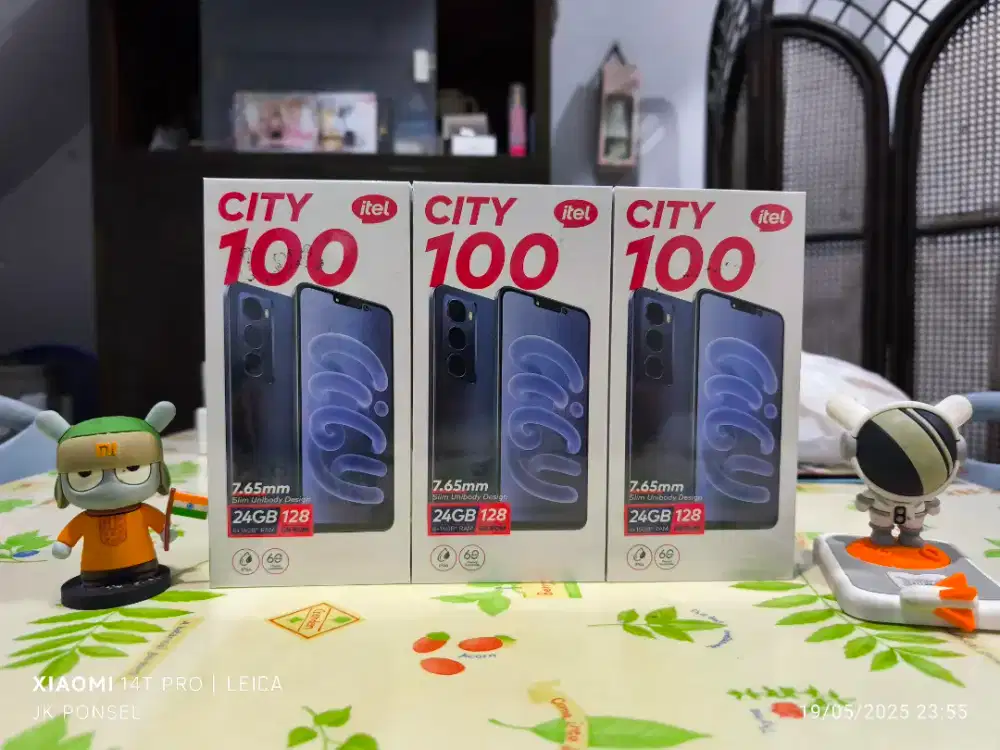 Itel City 100 8/128 garansi resmi BARU ; segel dus