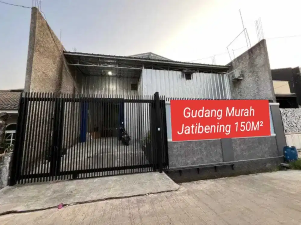 Gudang Cakep Bangunan Gagah Pondasi Sudah Siap Jadi Rumah - Jatibening