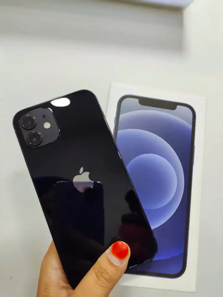 IPHONE 12 128 BLACK SECOND IBIX BH 91% GARANSI ON 2026