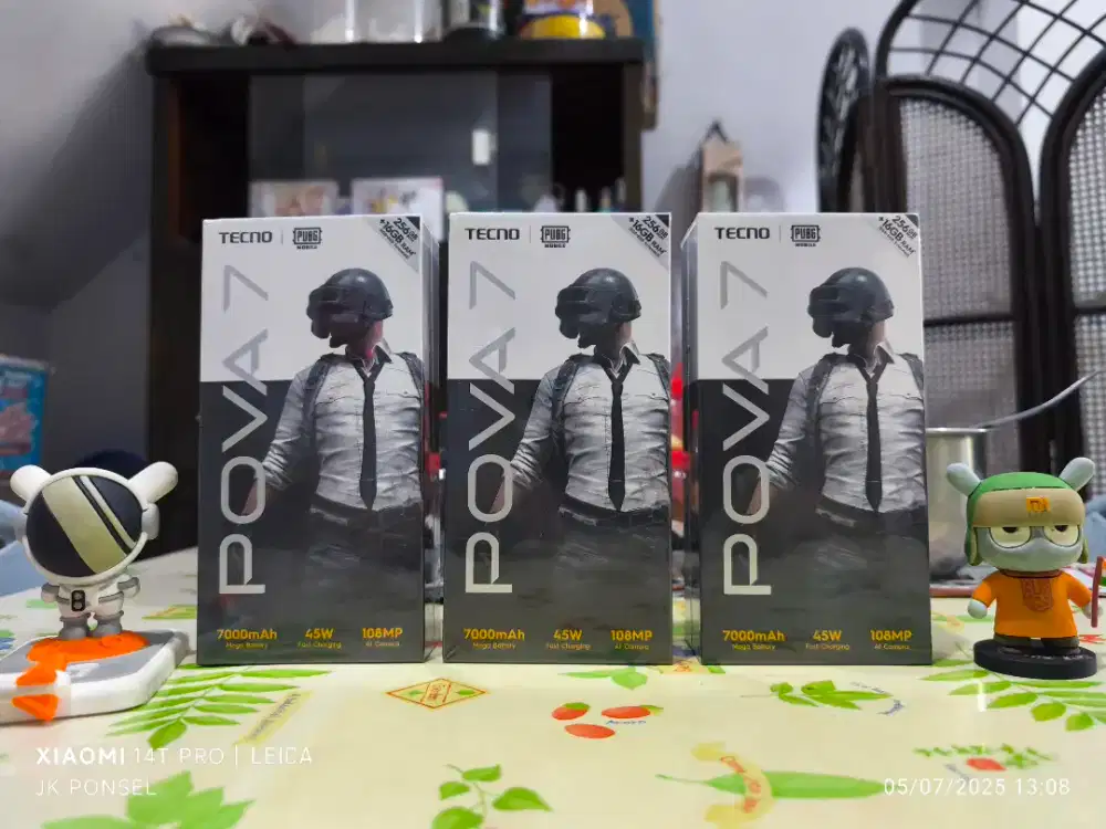 Tecno Pova 7 4G 8/256 garansi resmi BARU ; segel dus