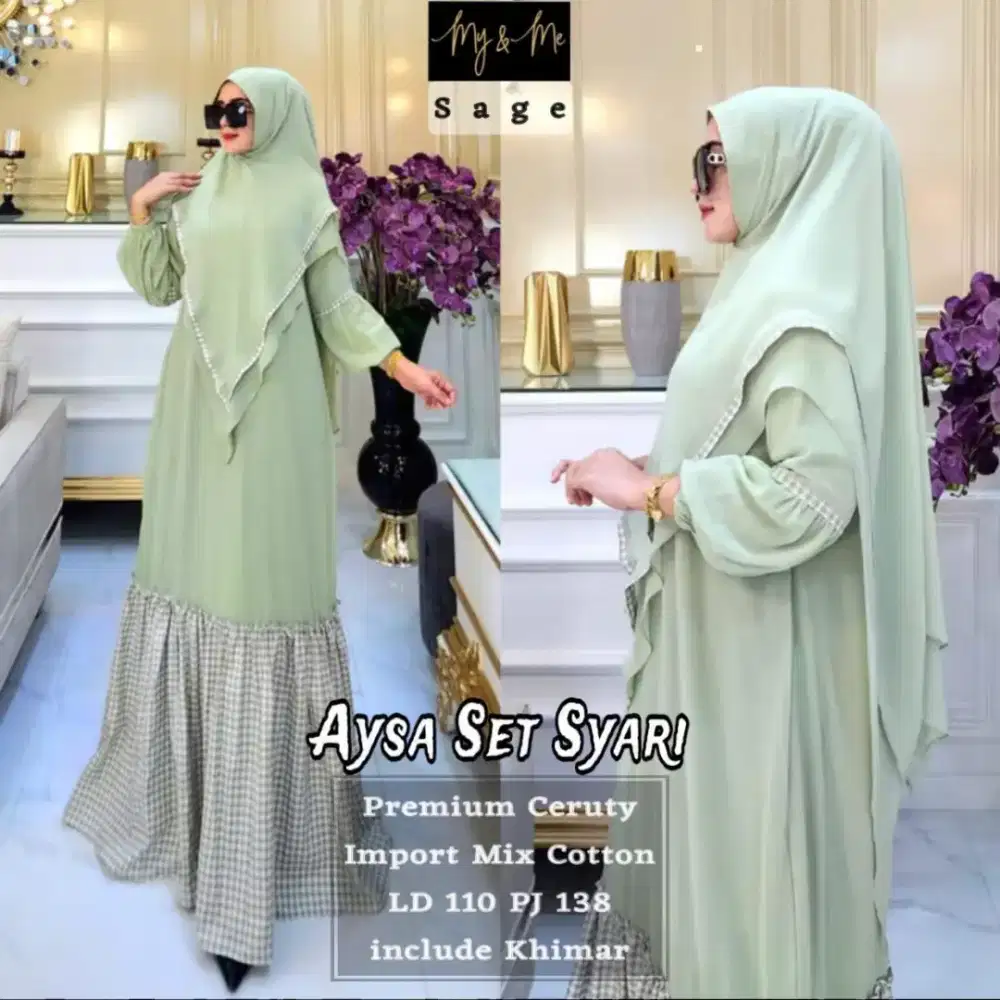 Gamis  kaos kekinian