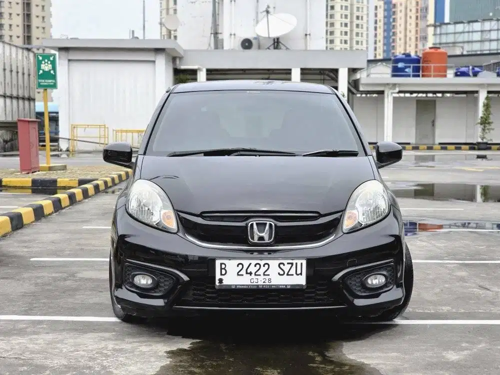 Honda Brio E 2018 hitam matic