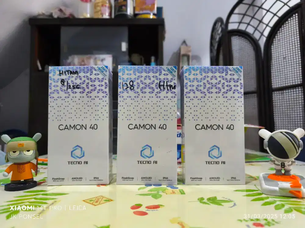 Tecno Camon 40 8/256 garansi resmi BARU ; segel dus