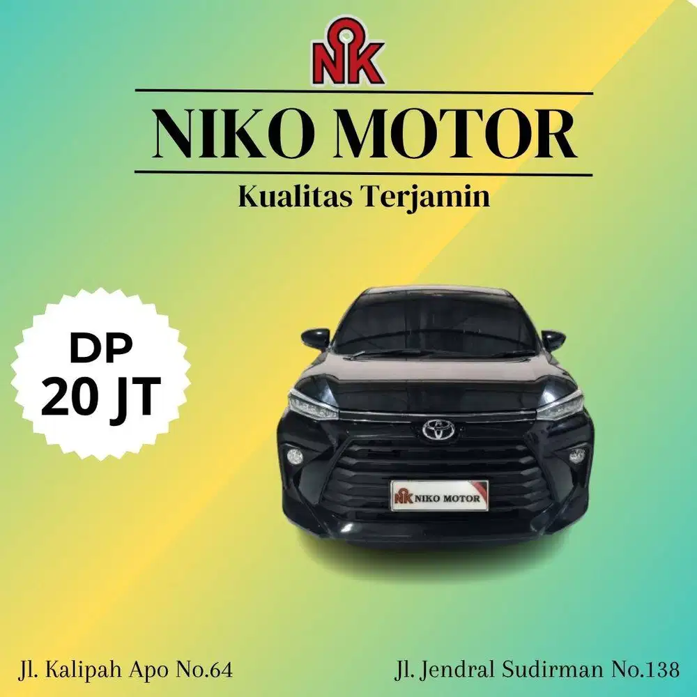 (SPT BARU KM17RB) AVANZA 1.5 G 2023 AT