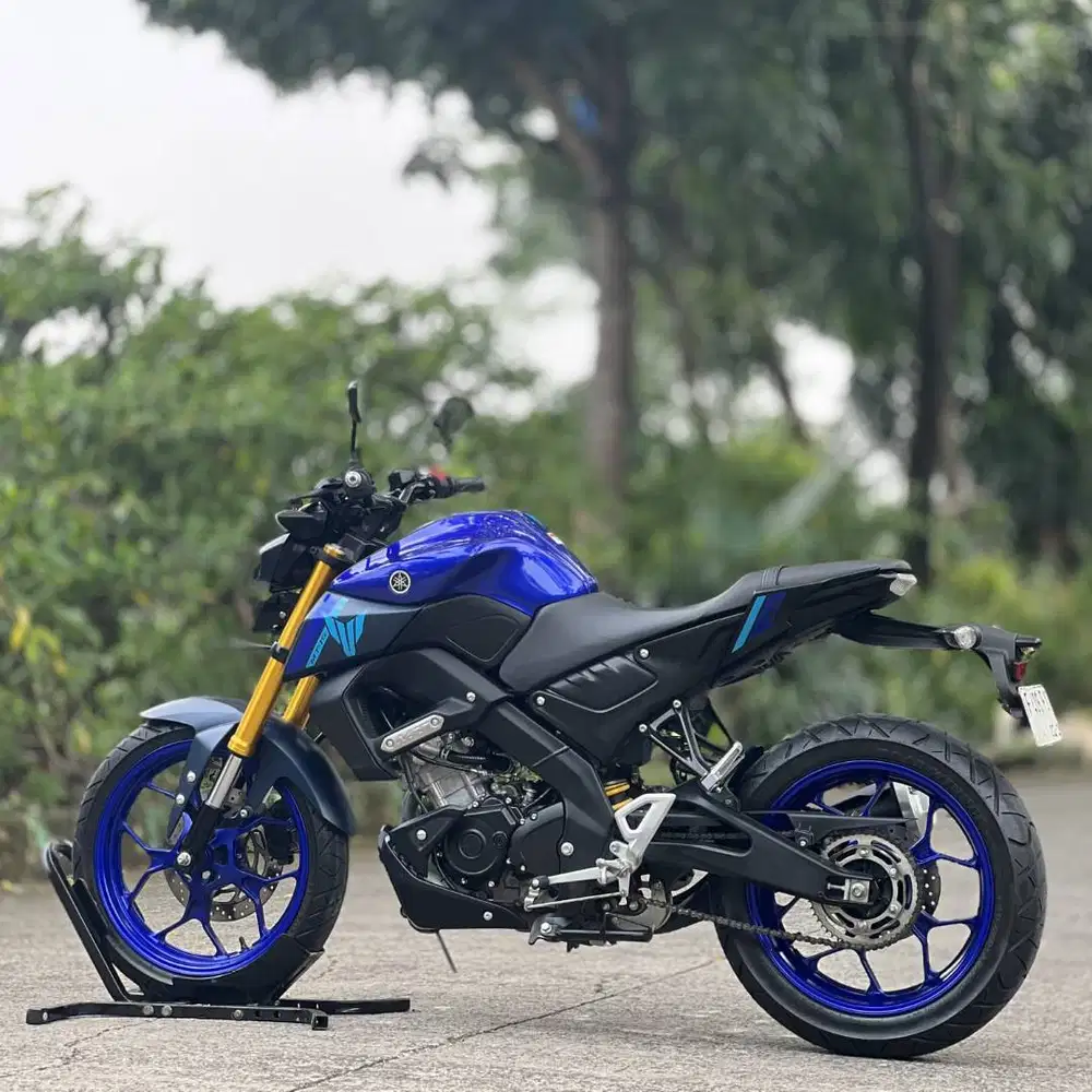 YAMAHA MT15 BIRU 2023 KM 6K PAJAK PANJANG SIAP NGEBUT
